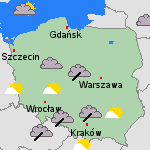 pogoda bieżąca Polska